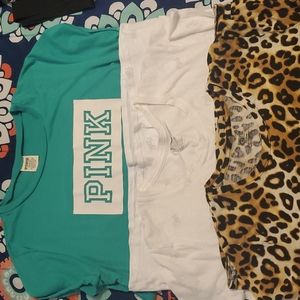 3 PINK TSHIRTS